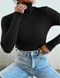 Licht Luxuriös hochwertig Pullover Herbst und Winter Haufen Ausschnitt Base Pullover Schmal Passen Dick Base Pullover