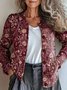 Damen Gestrickt Ethnisch Langarm Bequem Retro Strickjacke