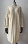 Damen Baumwolle Unifarben Langarm Bequem Lässig Strickjacke