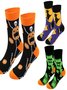 Halloween Große Größen Baumwolle Socken Herbst und Winter Neu Hexe Kürbis Schloss Mittelrohr Socken