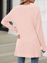 Damen Frühling/Herbst Oberbekleidung Retro Gerafft Unifarben Langarm Jacke