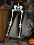Damen Halloween Retro Alle Jahreszeiten Lang Leggings