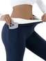 Damen Unifarben Lässig Alle Jahreszeiten Knöchelhose Leggings