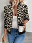 Damen Frühling/Herbst Oberbekleidung Lässig Unifarben Langarm Jacke