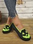 Lässig Geometrisch Slip On Flach Flache Schuhe