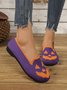Lässig Geometrisch Slip On Flach Flache Schuhe