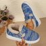 Lässig Farbblock Slip On Flach Flache Schuhe