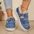 Lässig Farbblock Slip On Flach Flache Schuhe