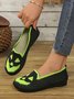 Lässig Geometrisch Slip On Flach Flache Schuhe