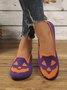 Lässig Geometrisch Slip On Flach Flache Schuhe