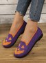 Lässig Geometrisch Slip On Flach Flache Schuhe