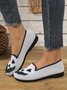 Lässig Geometrisch Slip On Flach Flache Schuhe