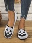Lässig Geometrisch Slip On Flach Flache Schuhe