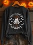 Retro Rundhals Halloween Sweatshirt