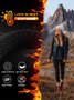 Damen Unifarben Retro Winter Lang Leggings