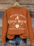 Lässig Rundhals Halloween Sweatshirt