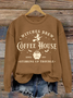 Lässig Rundhals Halloween Sweatshirt
