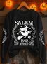 Retro Rundhals Halloween Sweatshirt