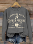 Lässig Rundhals Halloween Sweatshirt