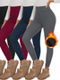 Damen Unifarben Lässig Winter Knöchelhose Leggings