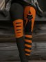 Damen Kariert Retro Alle Jahreszeiten Lang Leggings