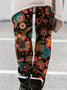 Damen Geblümt Lässig Alle Jahreszeiten Print Lang Leggings