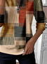 Lässig Rundhals Abstrakt Sweatshirt Print