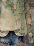Lässig Rundhals Geblümt Sweatshirt Print