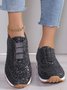 Lässig Unifarben Atmungsaktiv Slip On Flach Flache Schuhe Nahtverarbeitung