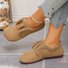 Retro Unifarben Haken und Schleife Flach Flache Schuhe