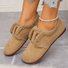 Retro Unifarben Haken und Schleife Flach Flache Schuhe