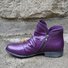 Retro Unifarben Reißverschluss Niedrig Chelsea Stiefelette