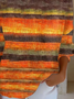 Damen Abstrakt Langarm Bequem Lässig Print Pullover