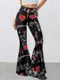 Damen Gestreift Lang Hose Lässig Frühling/Herbst Hose