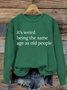 Lässig Rundhals Halloween Sweatshirt