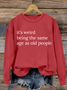 Lässig Rundhals Halloween Sweatshirt
