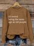 Lässig Rundhals Halloween Sweatshirt