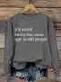 Lässig Rundhals Halloween Sweatshirt