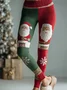 Damen Weihnachten Retro Frühling/Herbst Knöchelhose Leggings
