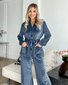 Damen Unifarben Zweiteiliges Set Täglich Langarm Lässig Frühling/Herbst Bluse mit Hose Matching Set