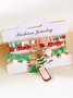 Weihnachten Polymer-Ton Armband Weihnachten Bunt Weihnachtsmann Schneeflocke Schneemann Armband Weihnachten Armband Set