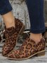 Retro Unifarben Reißverschluss Niedrig Klassische Stiefel Nahtverarbeitung