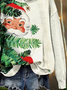 Lässig Kapuze Weihnachtsmann Kapuze Print
