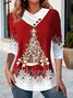 Lässig Weihnachten Langarm T-Shirt