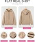 Lässig Kapuze Geblümt Sweatshirt Jacquard