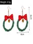 Weihnachten Bunt DIY Schmuck Weihnachtsbaum Glocke Elch Ohrringe Persönlichkeit Felt Ohrringe
