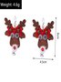 Weihnachten Bunt DIY Schmuck Weihnachtsbaum Glocke Elch Ohrringe Persönlichkeit Felt Ohrringe