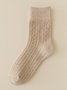 Plüsch und Dick Handtuch Socken Verdrehte Herbst und Winter Stil Mittelrohr Socken Damen Lang Socken Dick Socken Winter Warm Damen Socken
