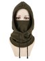 Winter Outdoor Radfahren Hut Skifahren Winddicht Kältebeständig Warm Plus Samt Dick Kragen Schutz Polar Vlies Maske