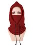 Winter Outdoor Radfahren Hut Skifahren Winddicht Kältebeständig Warm Plus Samt Dick Kragen Schutz Polar Vlies Maske
